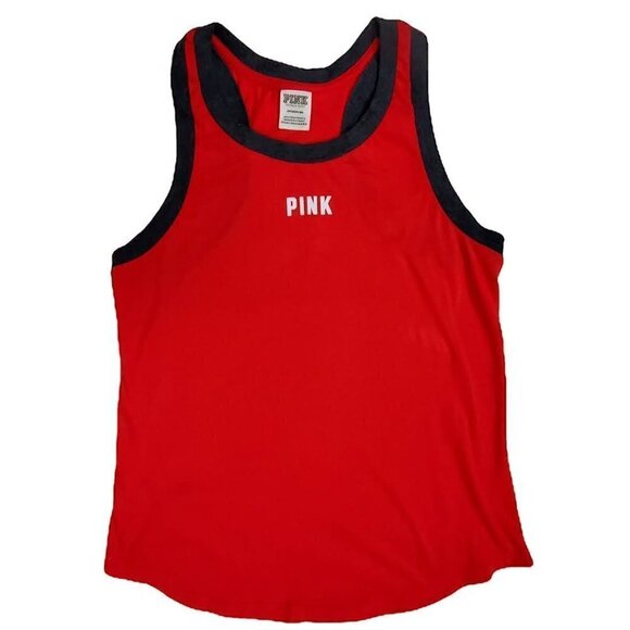 PINK Victoria's Secret Tops - 🚨030 Pink Victoria's Secret Red and Black Tank Top